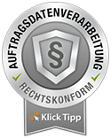 seal_grey_small Seal Auftragsdatenverarbeitung mit Klick-Tipp