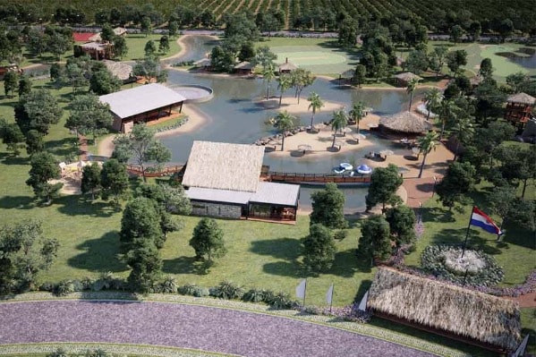 EcoVita-Country-Club-Demo-Lagune-2 3D-Ansicht-Luftbild-Lagune-2