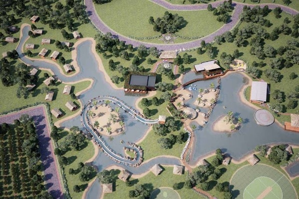 EcoVita-Country-Club-Demo-Lagune-3 3D-Ansicht-Luftbild-Lagune-3